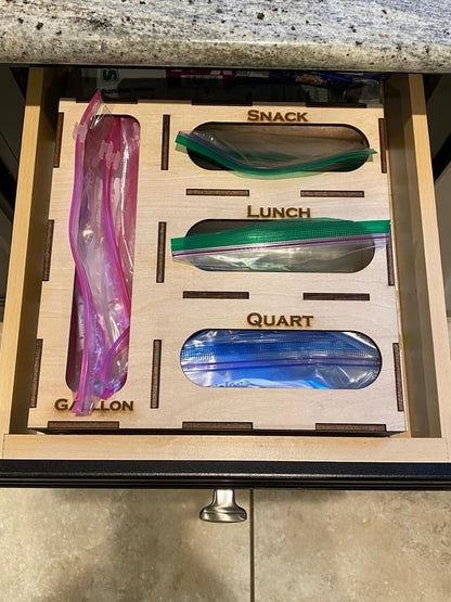 Food Storage Bag Organizer {Preorder} - Salt Threads