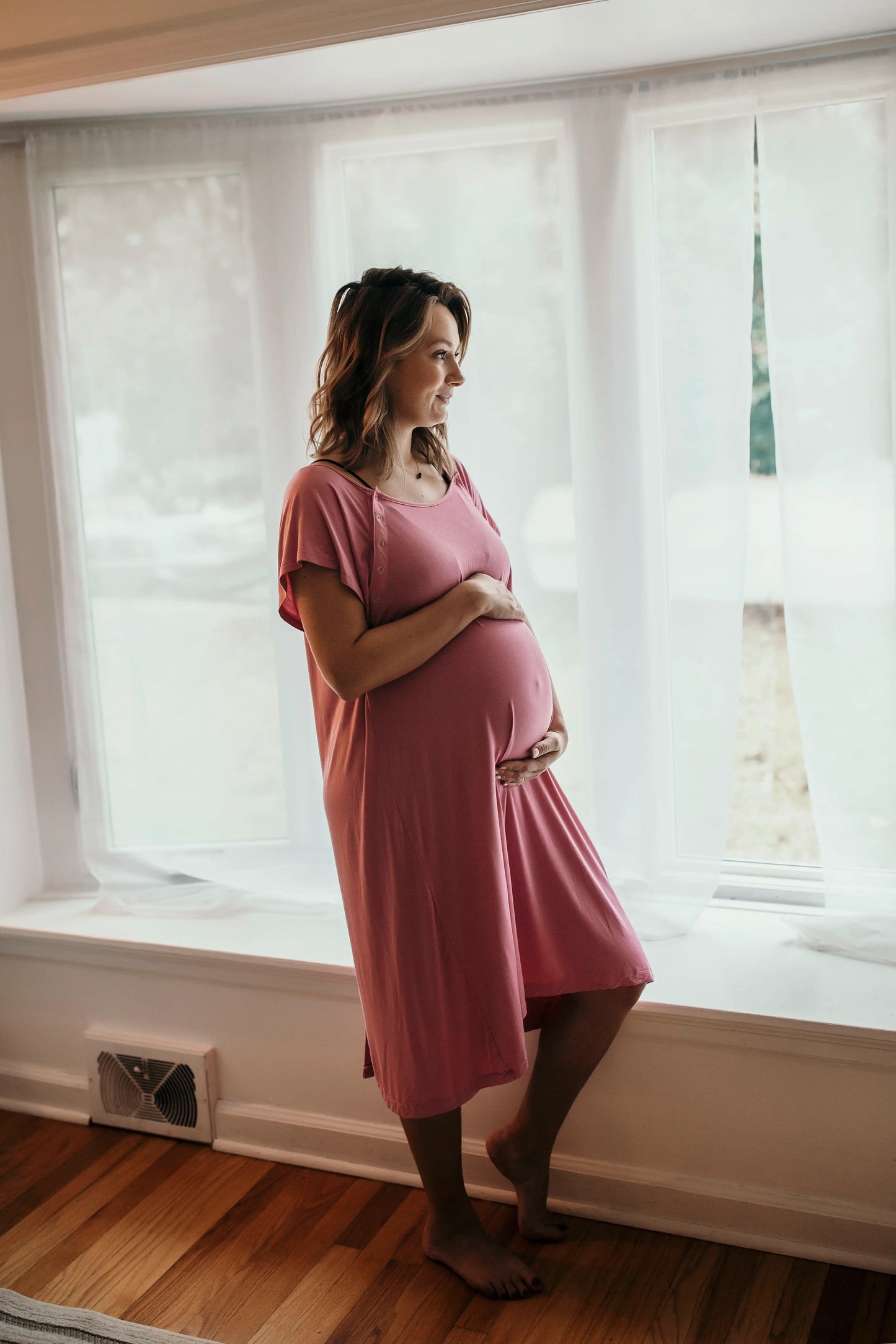 Mommy Labor and Delivery Nursing Gown - Salt Threads