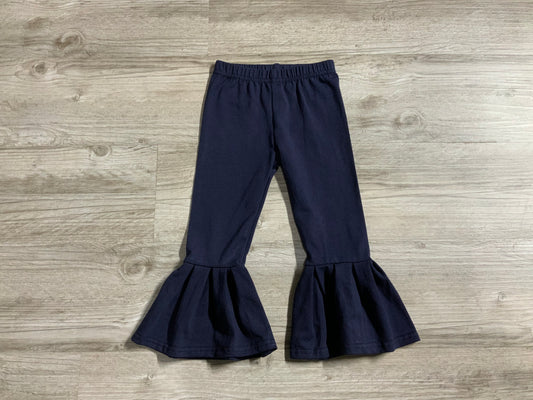 Solid Navy Bell Pants - Salt Threads