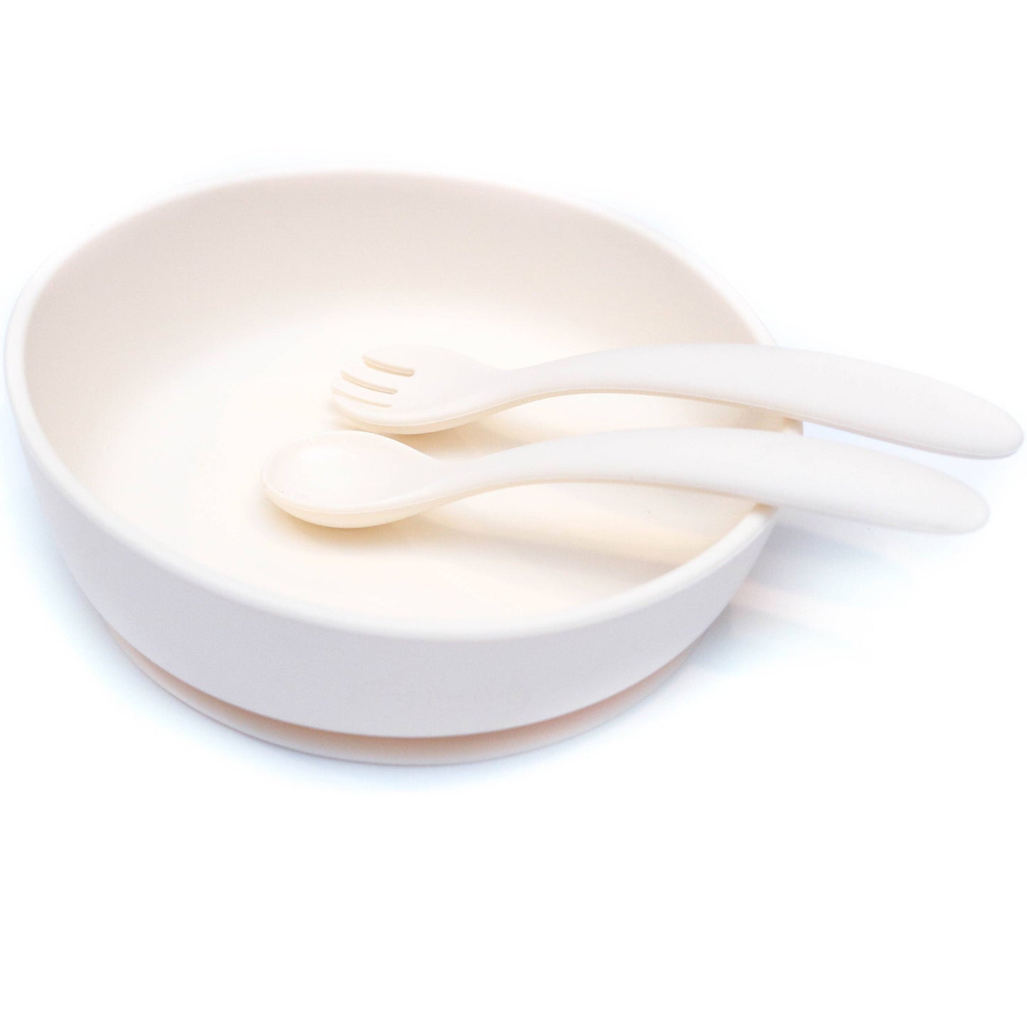 Silicone Bowl & Utensil Set - Multiple Colors Available