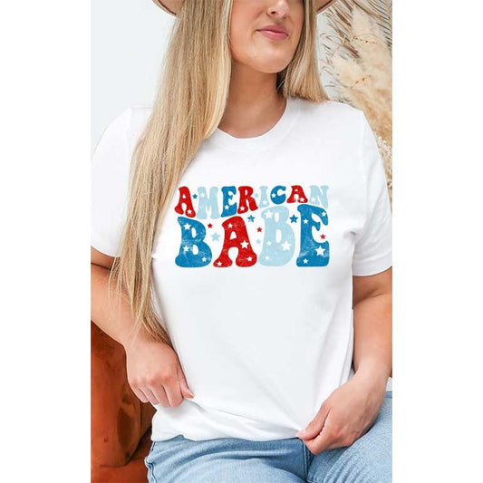 Groovy American Babe Graphic Tee
